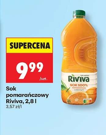 Sok pomarańczowy Riviva, 2,8 l