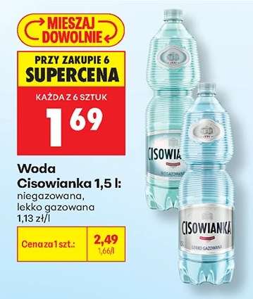 WODA CISOWIANKA 1,5 L