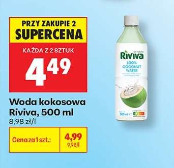 Woda kokosowa Riviva, 500 ml
