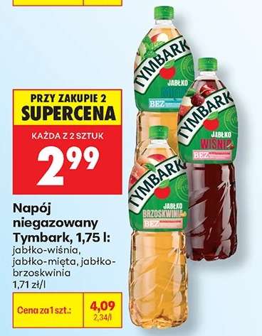 Napój niegazowany Tymbark 1,75 l