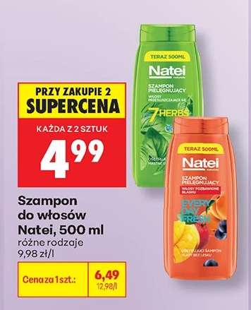 Szampon do włosów Natei, 500 ml