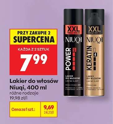 Lakier do włosów NIUQI, 400 ml