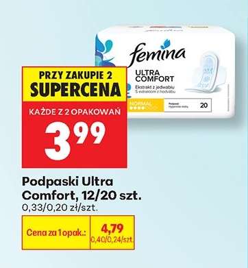 Podpaski Ultra Comfort, 12/20 szt.