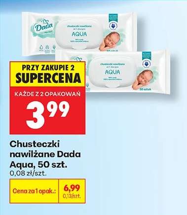 Chusteczki nawilżane Dada Aqua , 50 szt