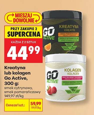 Kreatyna lub Kolagen Go Active, 300 g