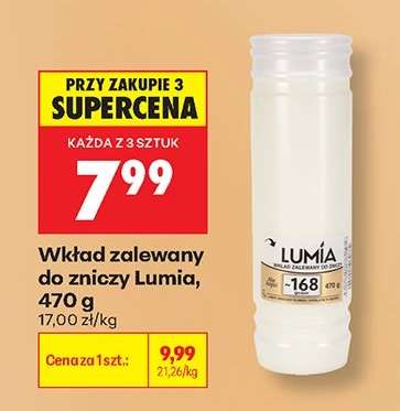 Wkład zalewany do zniczy Lumia, 470 g
