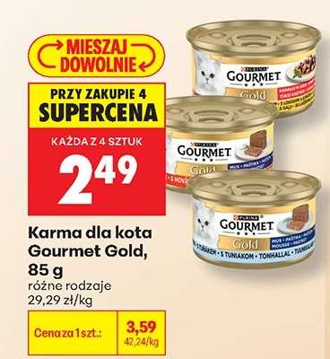 Karma dla kota Gourmet Gold, 85 g