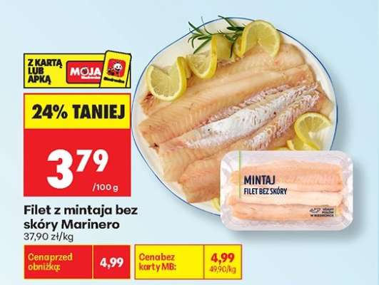 Filet z mintaja bez skóry Marinero