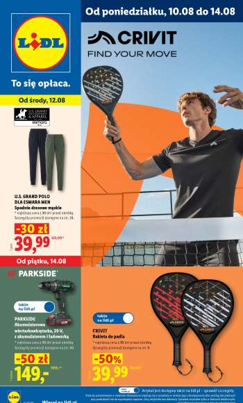 Gazetka Lidl - 10.08.2026 - 14.08.2026.