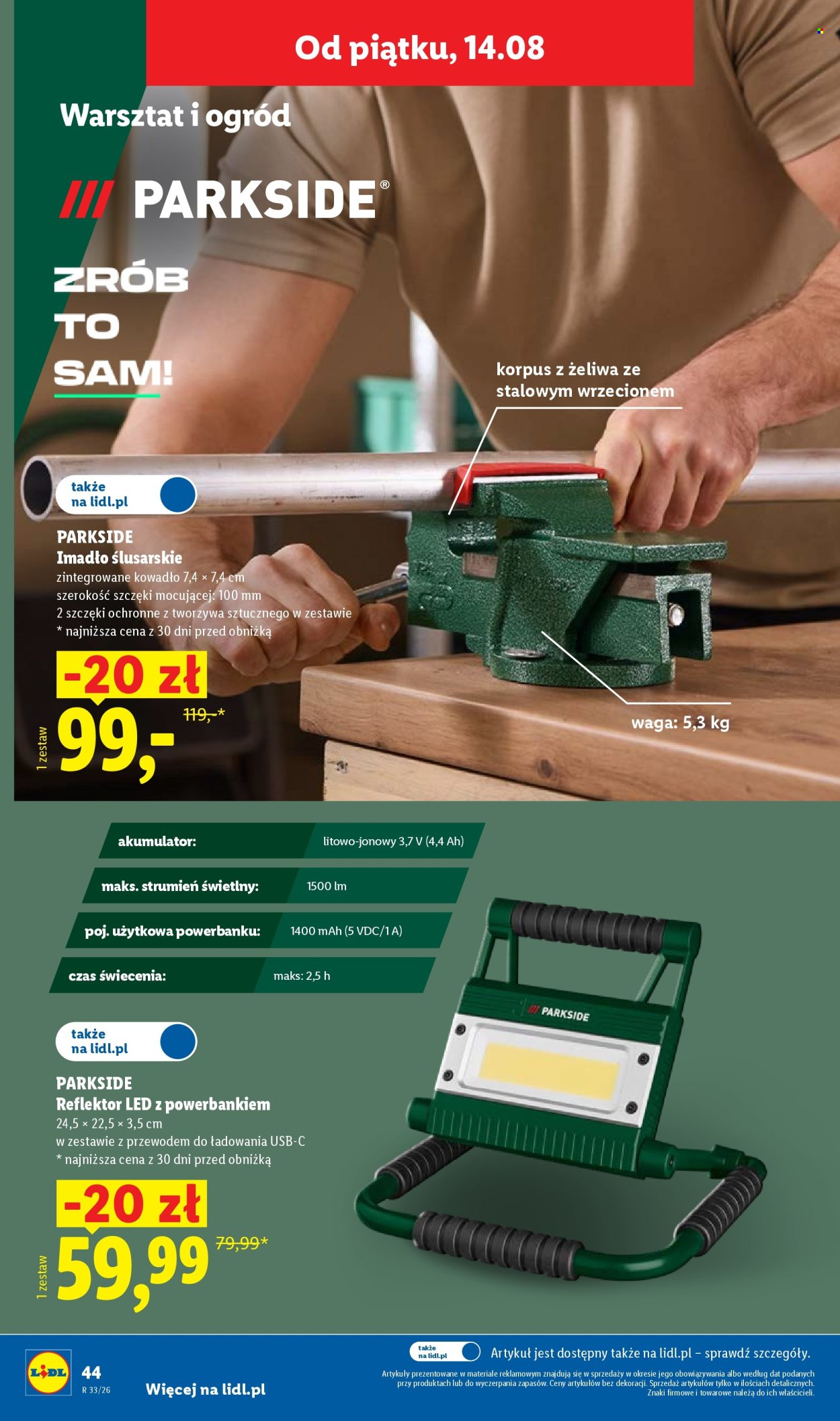 Leták Lidl - 10.8.2026 - 14.8.2026. Strana 54