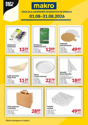 Gazetka Makro - 1.08.2026 - 31.08.2026.