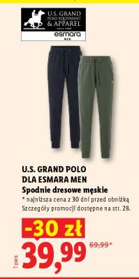 U.S. GRAND POLO DLA ESMARA MEN Spodnie dresowe męskie