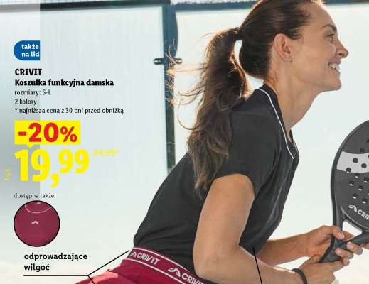 Crivit Koszulka funkcyjna damska