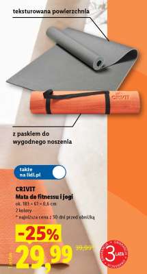 Crivit Mata do fitnessu i jogi