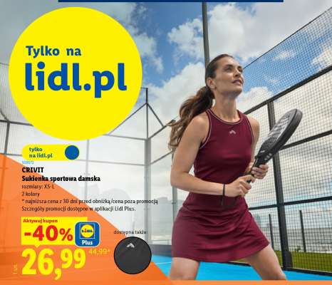 CRIVIT Sukienka sportowa damska