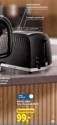 RUSSELL HOBBS Toster Honeycomb, 850 W