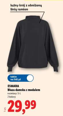 ESMARA Bluza damska z modalem