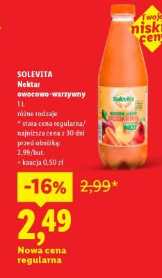 SOLEVITA Nektar owocowo-warzywny