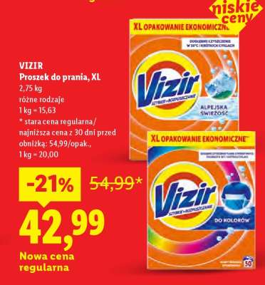 VIZIR Proszek do prania, XL