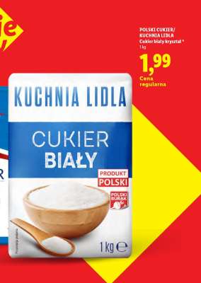 Kuchnia Lidla Cukier Biały