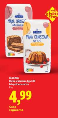BELBAKE Mąka orkiszowa, typ 630 lub pełnoziarnista