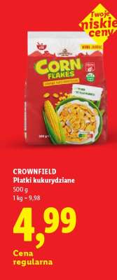CROWNFIELD Płatki kukurydziane