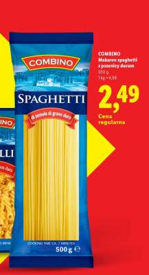 COMBINO Makaron spaghetti z pszenicy durum