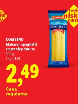 COMBINO Makaron spaghetti z pszenicy durum