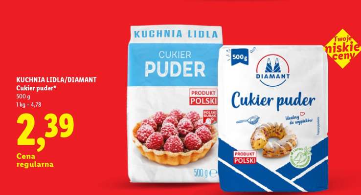 KUCHNIA LIDLA/DIAMANT Cukier puder