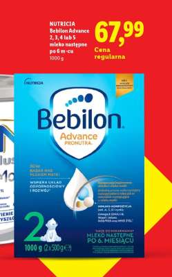 NUTRICIA Bebilon Advance 2, 3, 4 lub 5 mleko następne po 6 m-cu