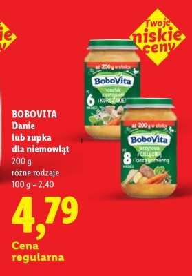 BOBOVITA Danie lub zupka dla niemowląt