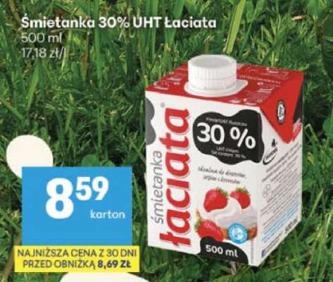 Śmietanka 30% UHT Łaciata