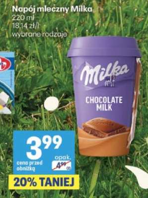 Napój mleczny Milka