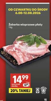 Žeberka wieprzowe platy