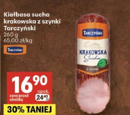Kiełbasa sucha krakowska z szynki Tarczyński