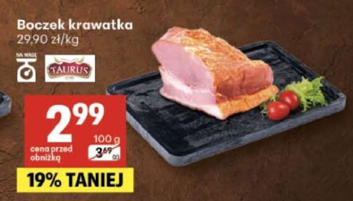 Boczek krawatka