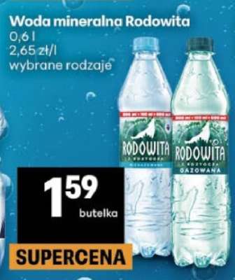 Woda mineralna RODOWITA
