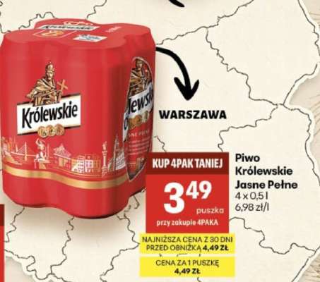 PIWO KRÓLEWSKIE JASNE PEŁNE