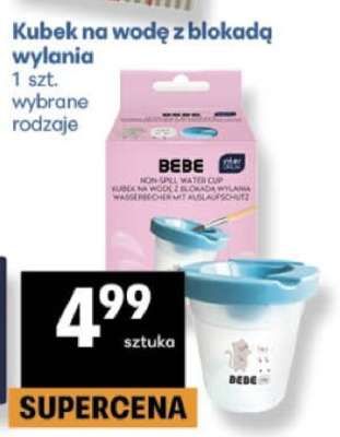 Kubek na wodę z blokadą wylania