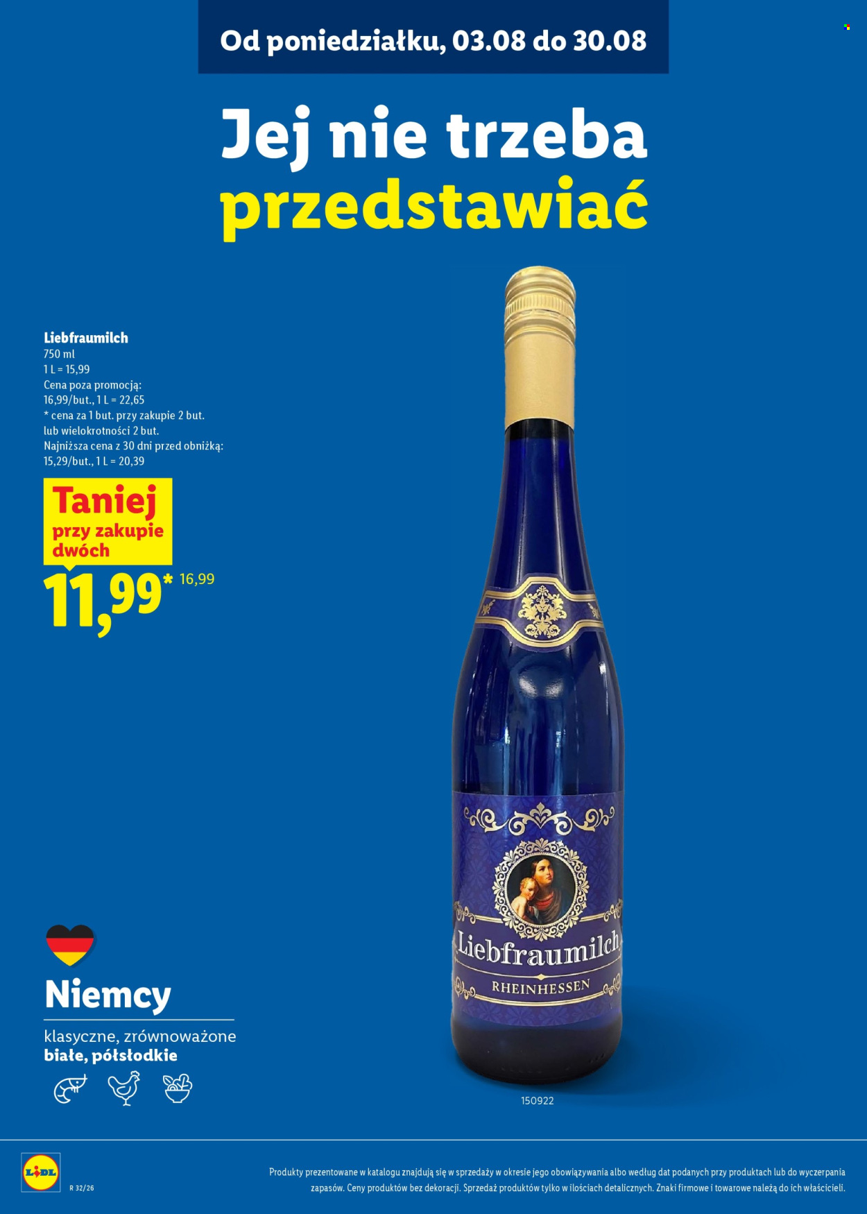Leták Lidl - 3.8.2026 - 30.8.2026. Strana 16