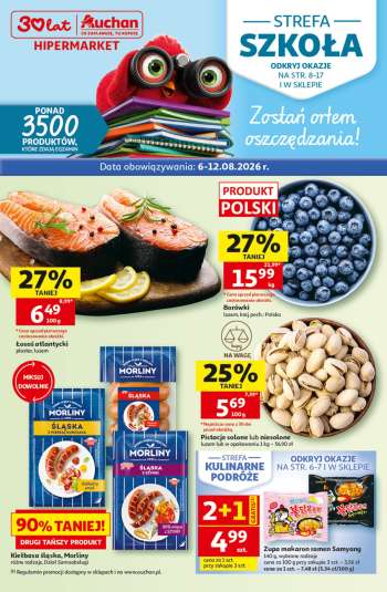 Gazetka Auchan - 6.08.2026 - 12.08.2026.