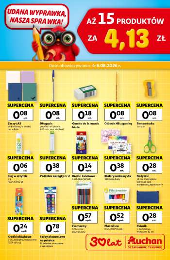Gazetka Auchan - 4.08.2026 - 6.08.2026.