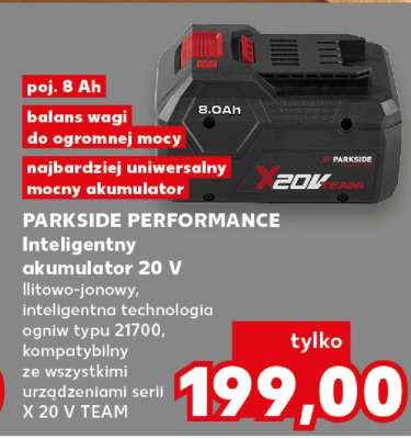 PARKSIDE PERFORMANCE Inteligentny akumulator 20 V
