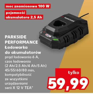 PARKSIDE PERFORMANCE ładowarka do akumulatorów