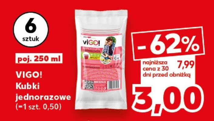VIGO! Kubki jednorazowe