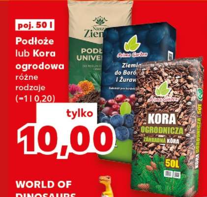 Podłoże lub Kora ogrodowa różne rodzaje
