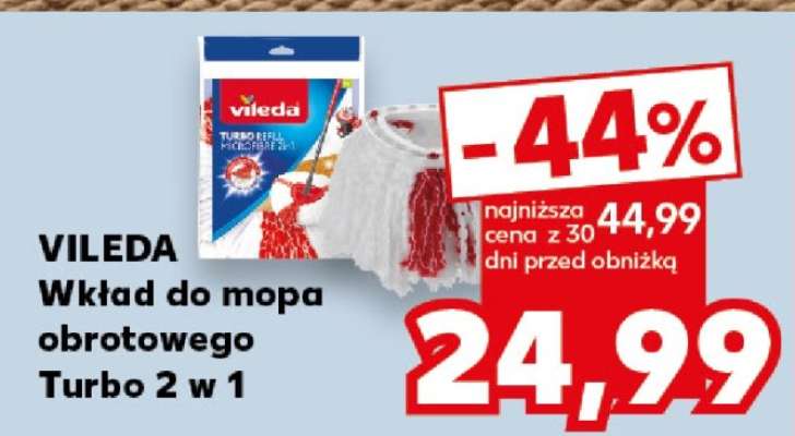 VILEDA Wkład do mopa obrotowego Turbo 2 w 1