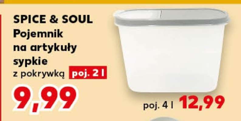 SPICE & SOUL Pojemnik na artykuły sypkie z pokrywką poj. 2 l