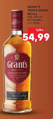 GRANT'S TRIPLE WOOD Whisky