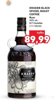 KRAKEN BLACK SPICED, ROAST COFFEE